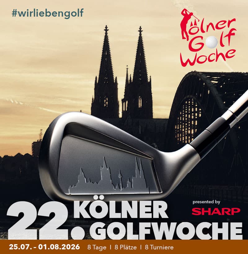 Titelmotiv der 22. Kölner Golfwoche